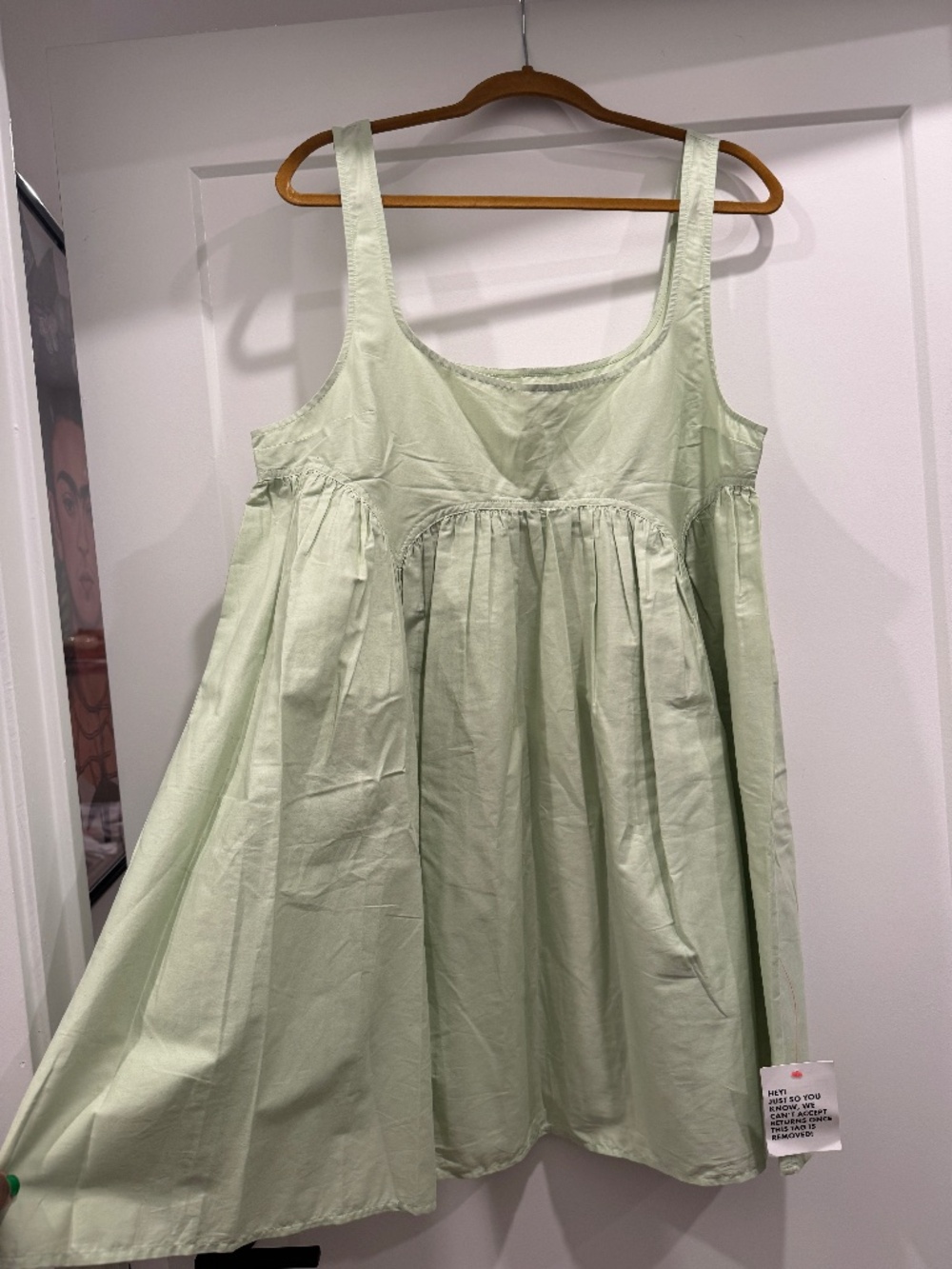 Green BabyDoll Dress (never worn w/ tag)